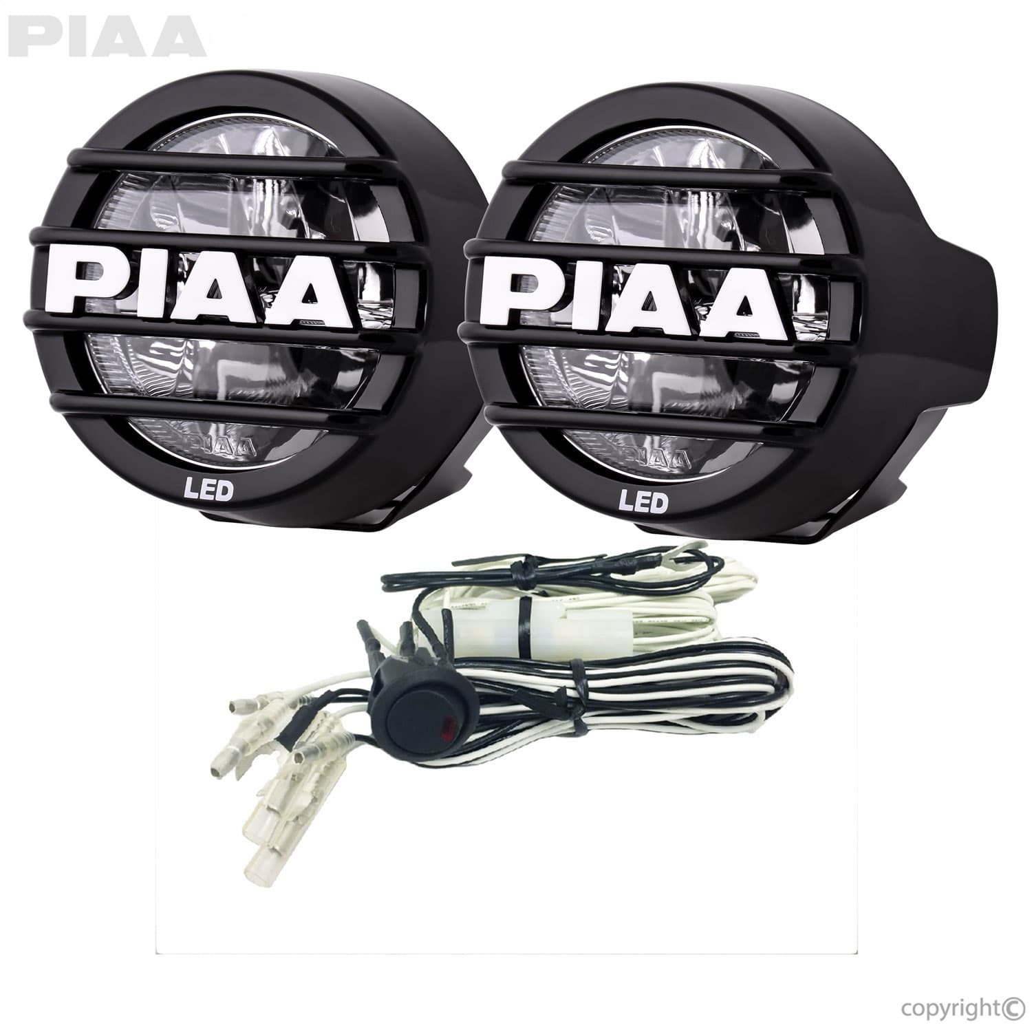 PIAA LP530 LED Wide Spread Fog Beam Kit; White;