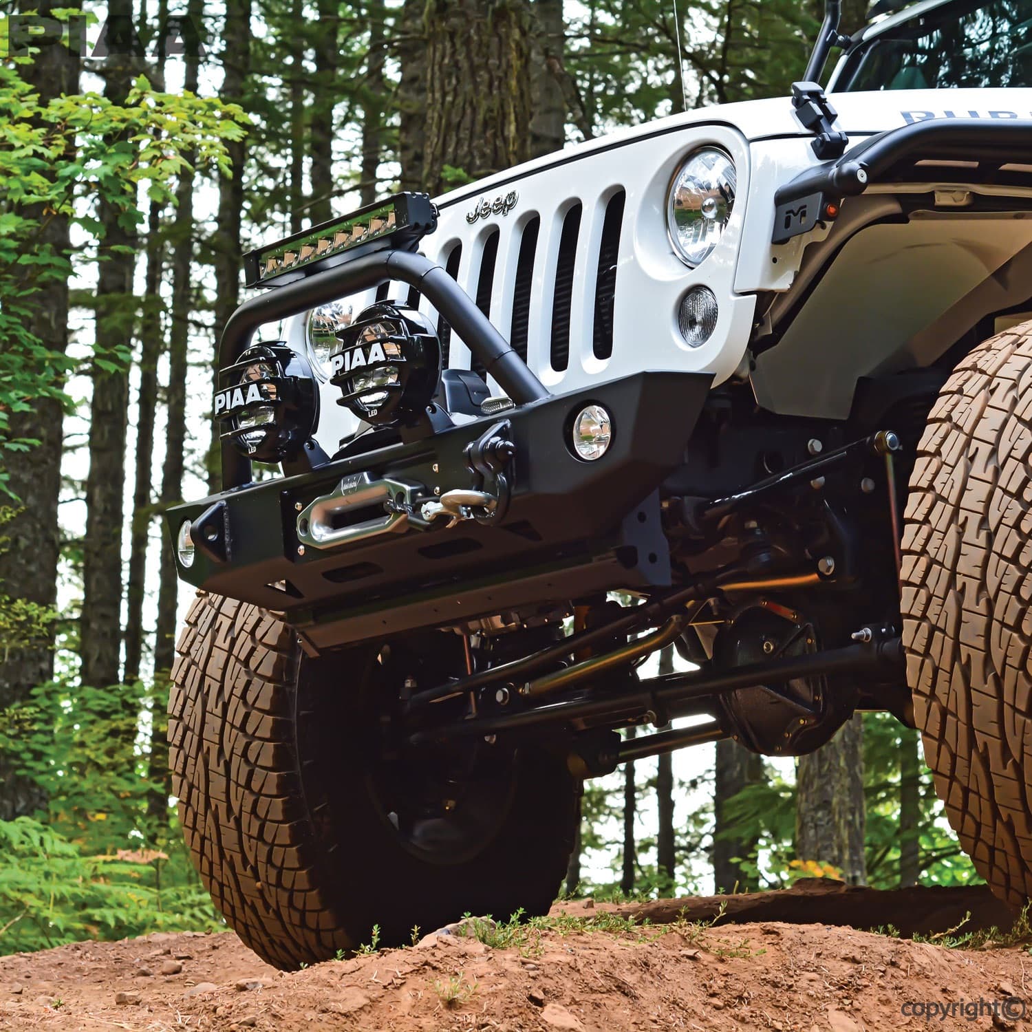 PIAA RF LED Light Bar w/ Harness Kit Single Driving 18in product image