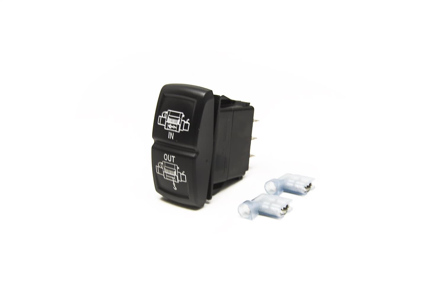 Painless Wiring Trail Rocker Winch Control Add-On Switch; Momentary On/Off/On Operation;