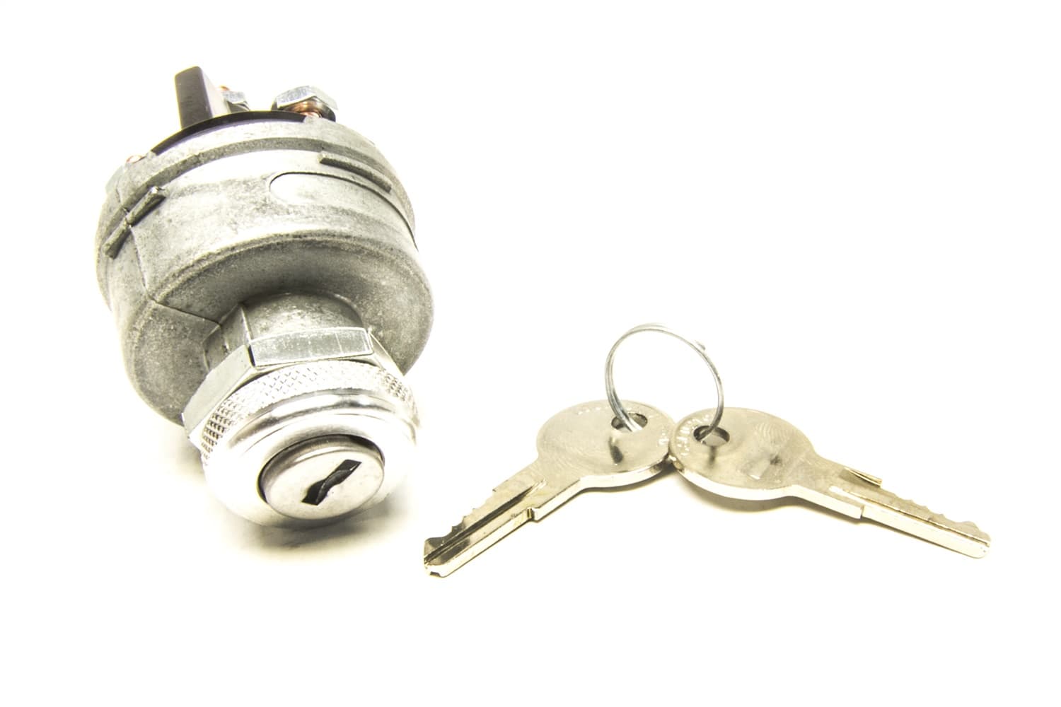 Universal Ignition Switch; Dash Mounted Ignition Switch w/Two Keys; product image