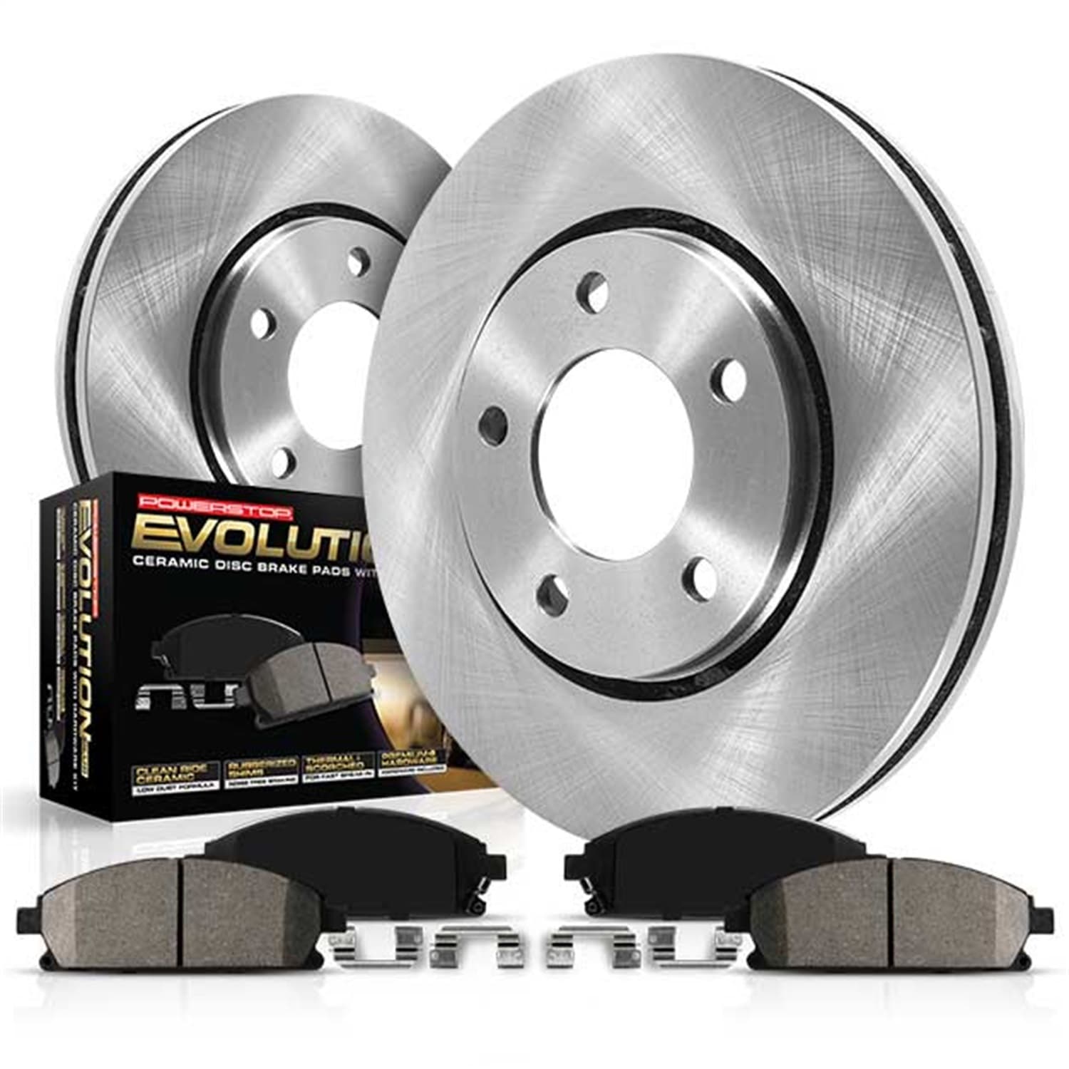 AUTOSPECIALTY BRAKE KIT FRONT 2009-2010 PONTIAC VIBE 2008-2014 SCION xD 2009-2018 TOYOTA COROLLA 200 product image