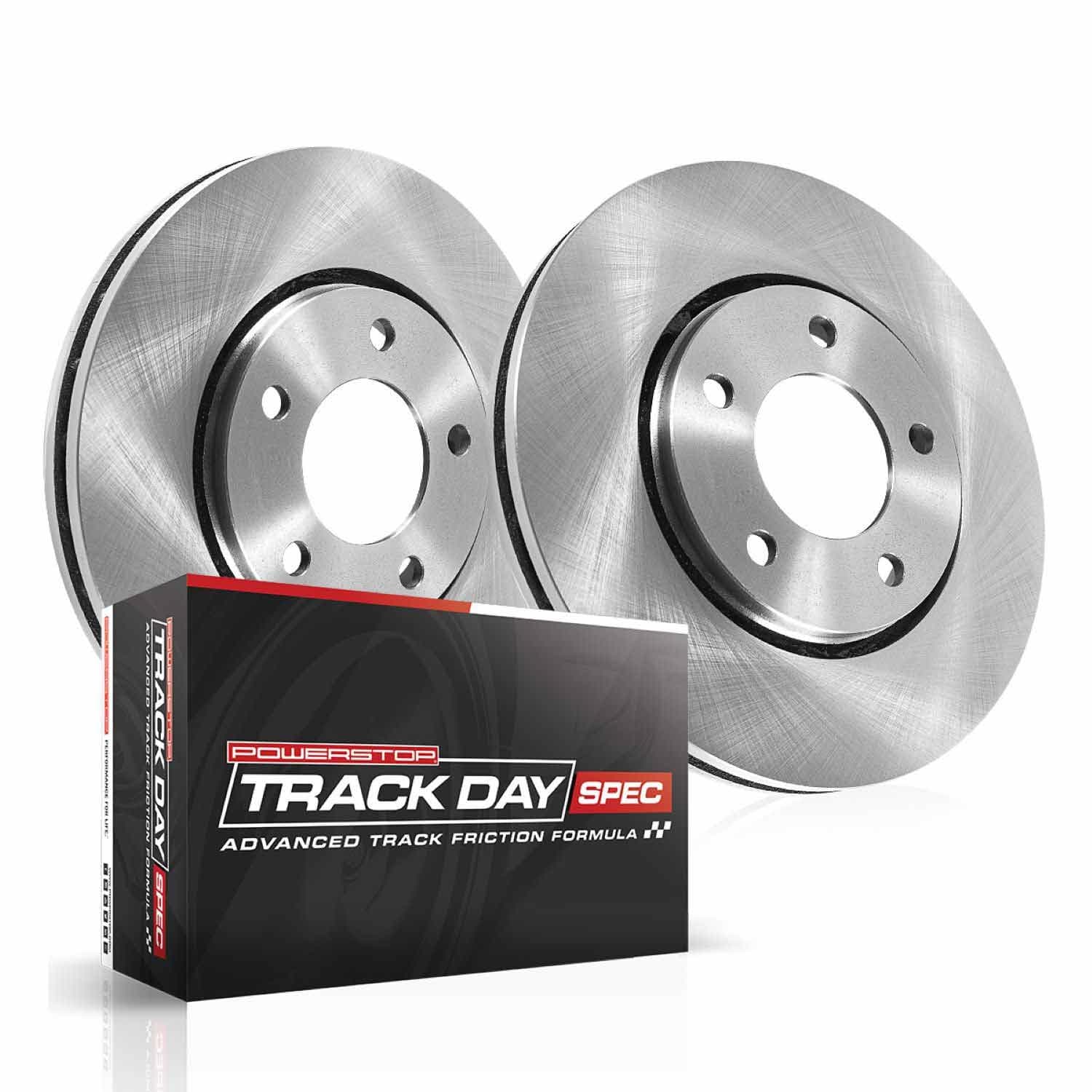 PowerStop TRACK DAY SPEC KIT-STAGE 2 KIT FOR SPEC RACING SERIES/ADVANCED TRACK DAY ENTHUSIASTS: ROTORS AND PADS-FOR USE W/RACE TIRES