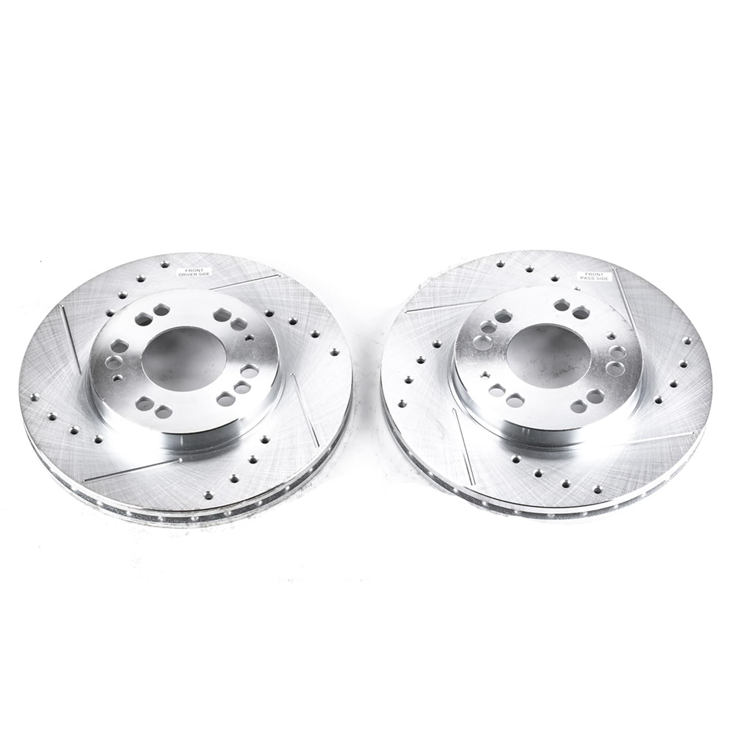DRILLEDSLOTTED ROTOR PAIR FRONT 1996-91 DODGE STEALTH 1997-93 EAGLE TALON 1999-91 MITSUBISHI 3000 GT 2 product image