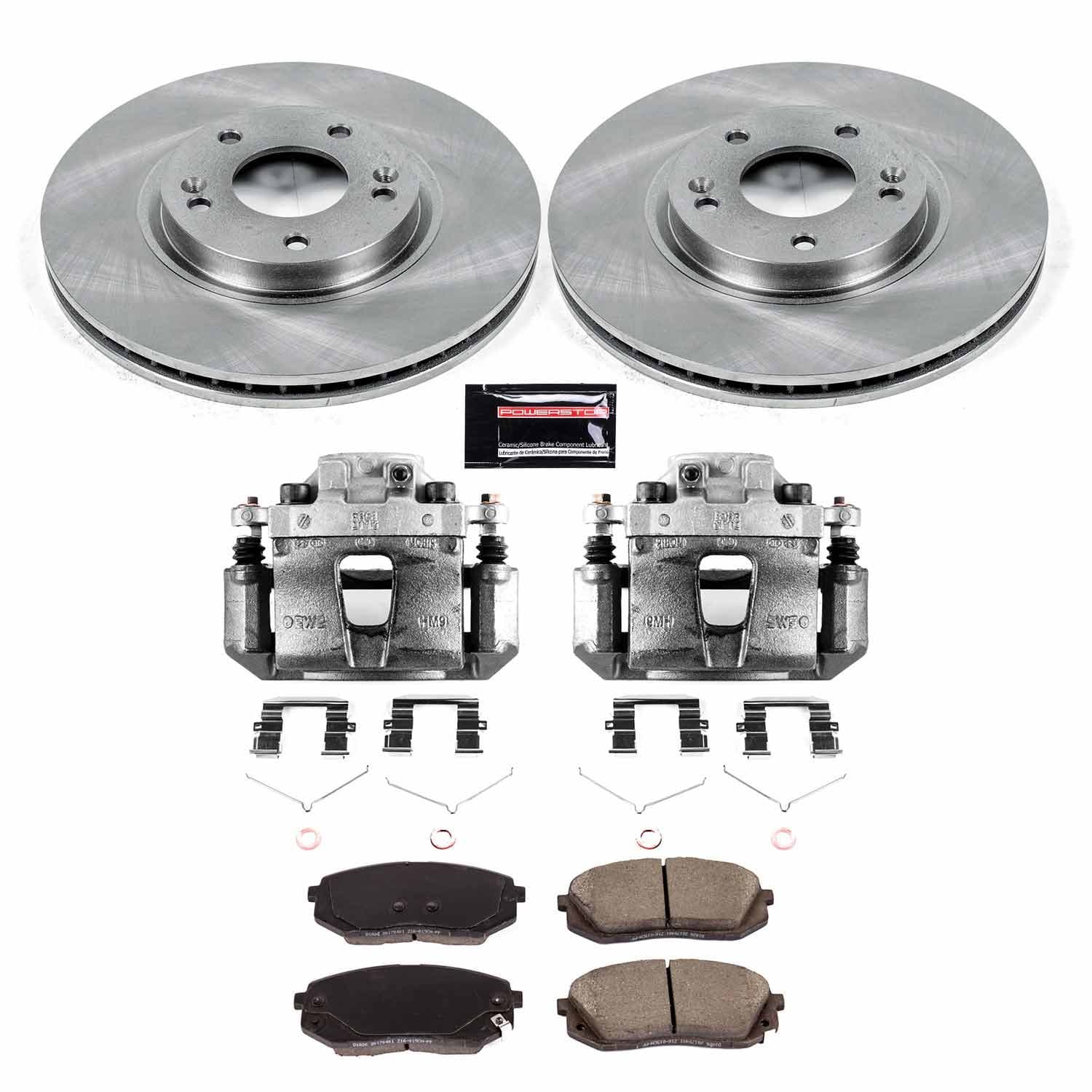 Z17 DIRECT REPLACEMENT KIT: ROTORS; CERAMIC PADS; CALIPERS product image
