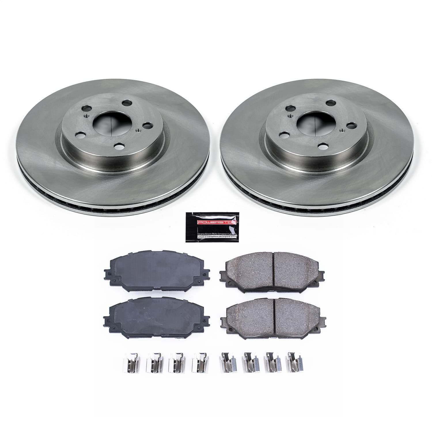 AUTOSPECIALTY BRAKE KIT FRONT 2009-2010 PONTIAC VIBE 2008-2014 SCION xD 2009-2018 TOYOTA COROLLA 200 product image