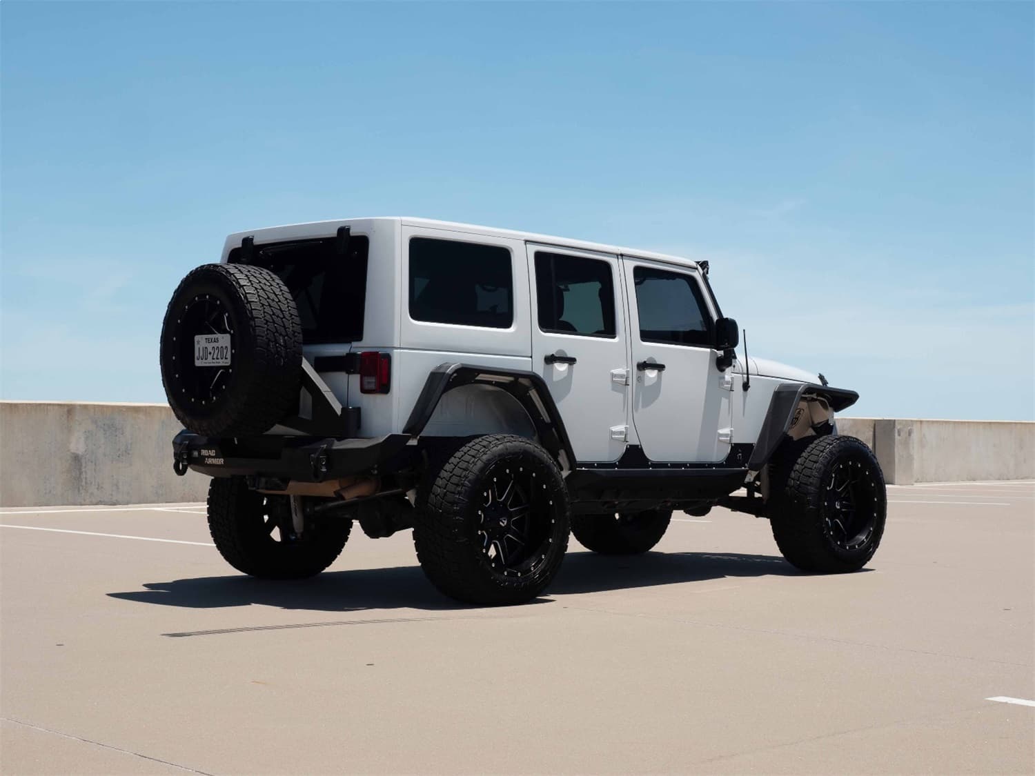 0718 WRANGLER STEALTH REAR FENDER FLARES TEXTURE BLACK product image
