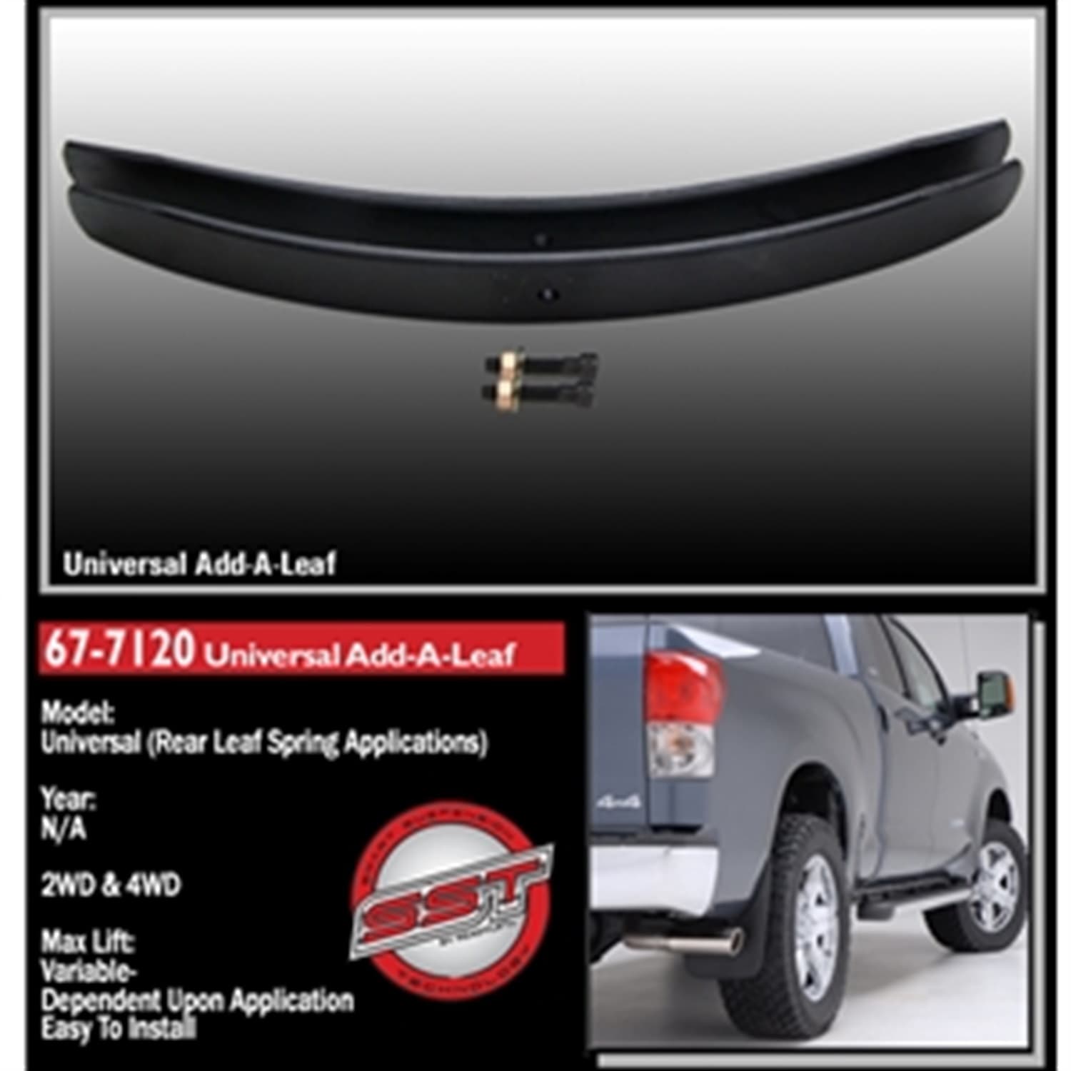 Universal Add-A-Leaf For Compact And Mid-Size Trucks product image