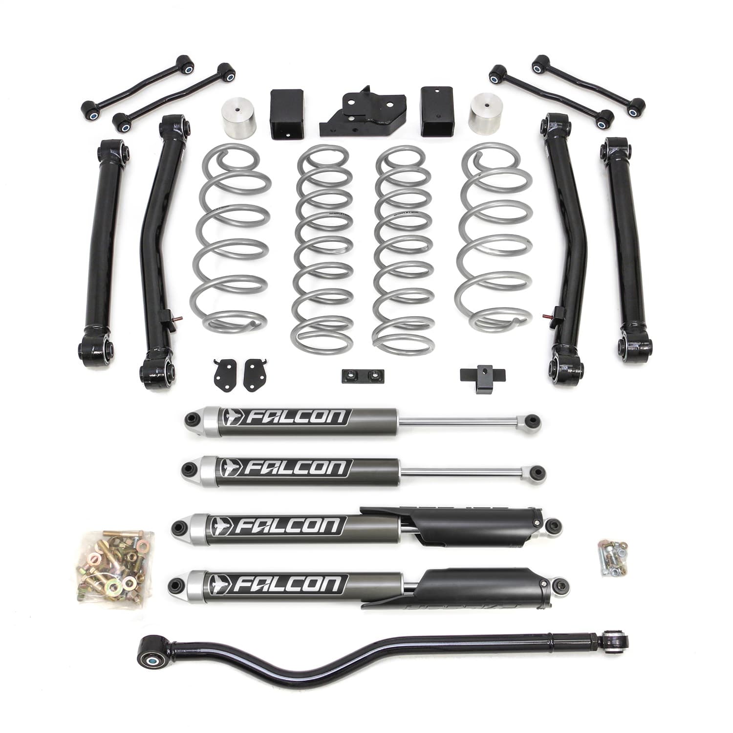 Terrain Flex 4-Arm Kit with Falcon 2.1 Shocks. 3.5ft. (silver spring plus front track bar) product image