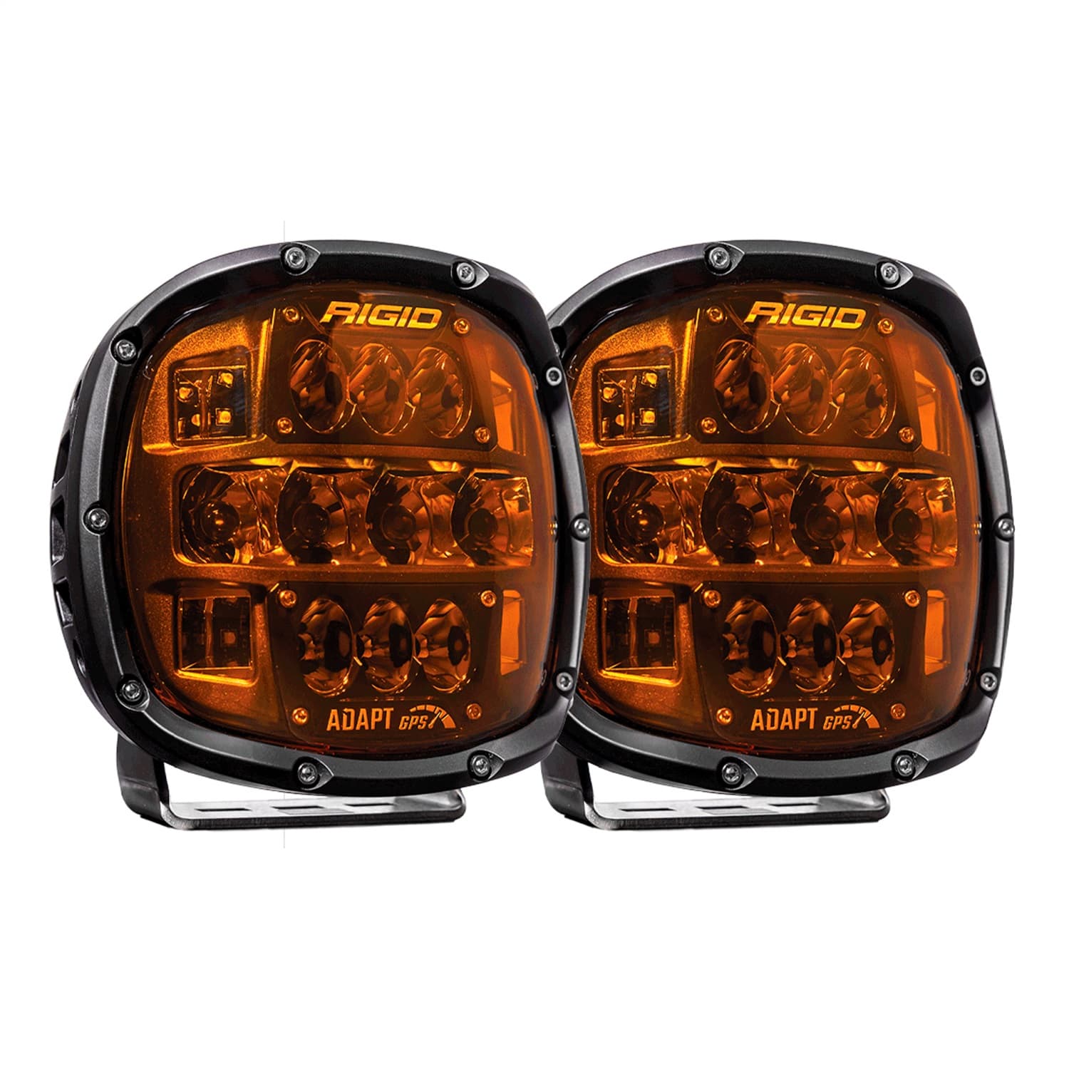 Rigid Industries Adapt XP LED Lights w/ Amber PRO Lens - Pair product image