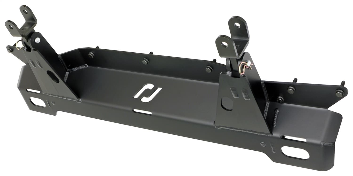 Tow Bar Mounting Kit 18-Up Wrangler JL 20-Up Gladiator w/ Steel Bumper Bolt-On Includes Mounting Plate Tow Bar Attaching Forks Hardware For Use w/ CE-9033F RockJock 4x4 product image