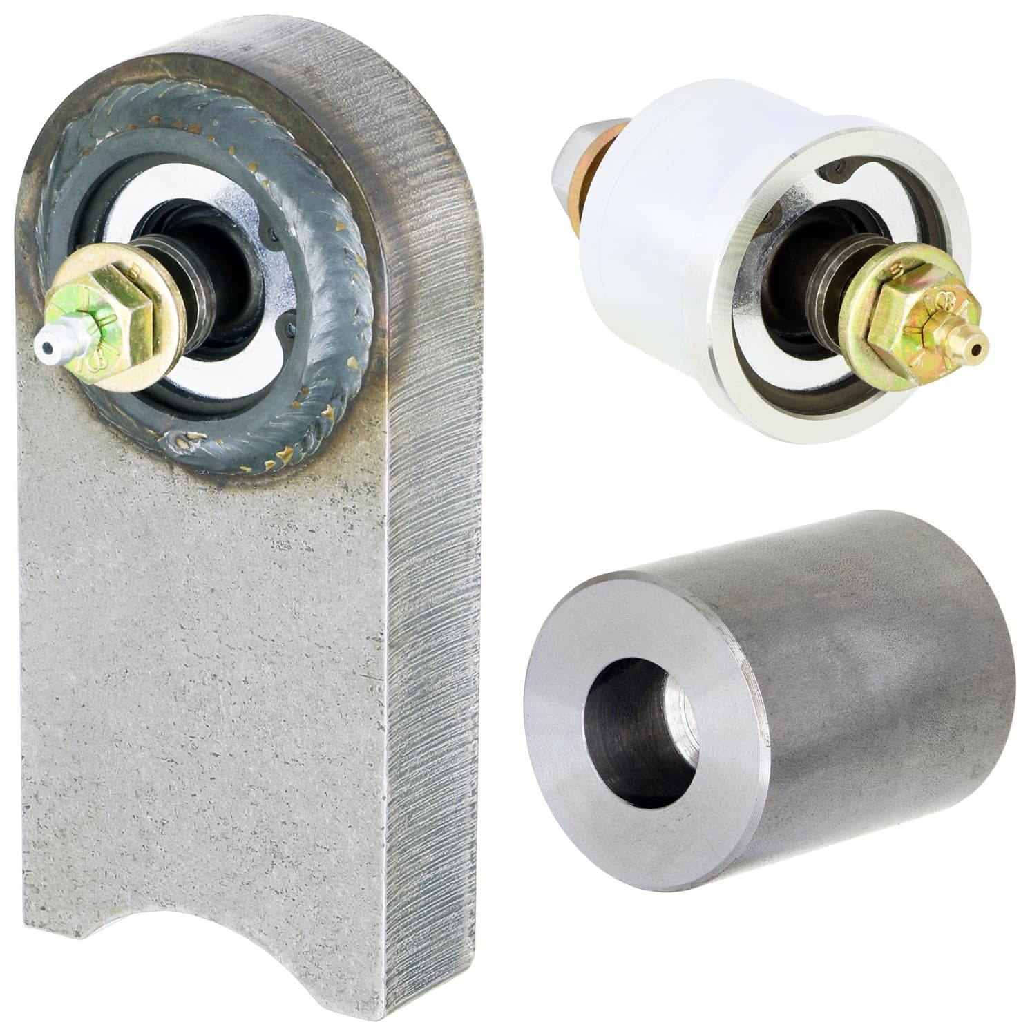 Johnny Joint Kit 97-06 Wrangler TJ/LJ/XJ/MJ Front End Housing (30 or 44) Greasable 7/16 Inch Thru Bolts Reqs. Welding RockJock 4x4 product image