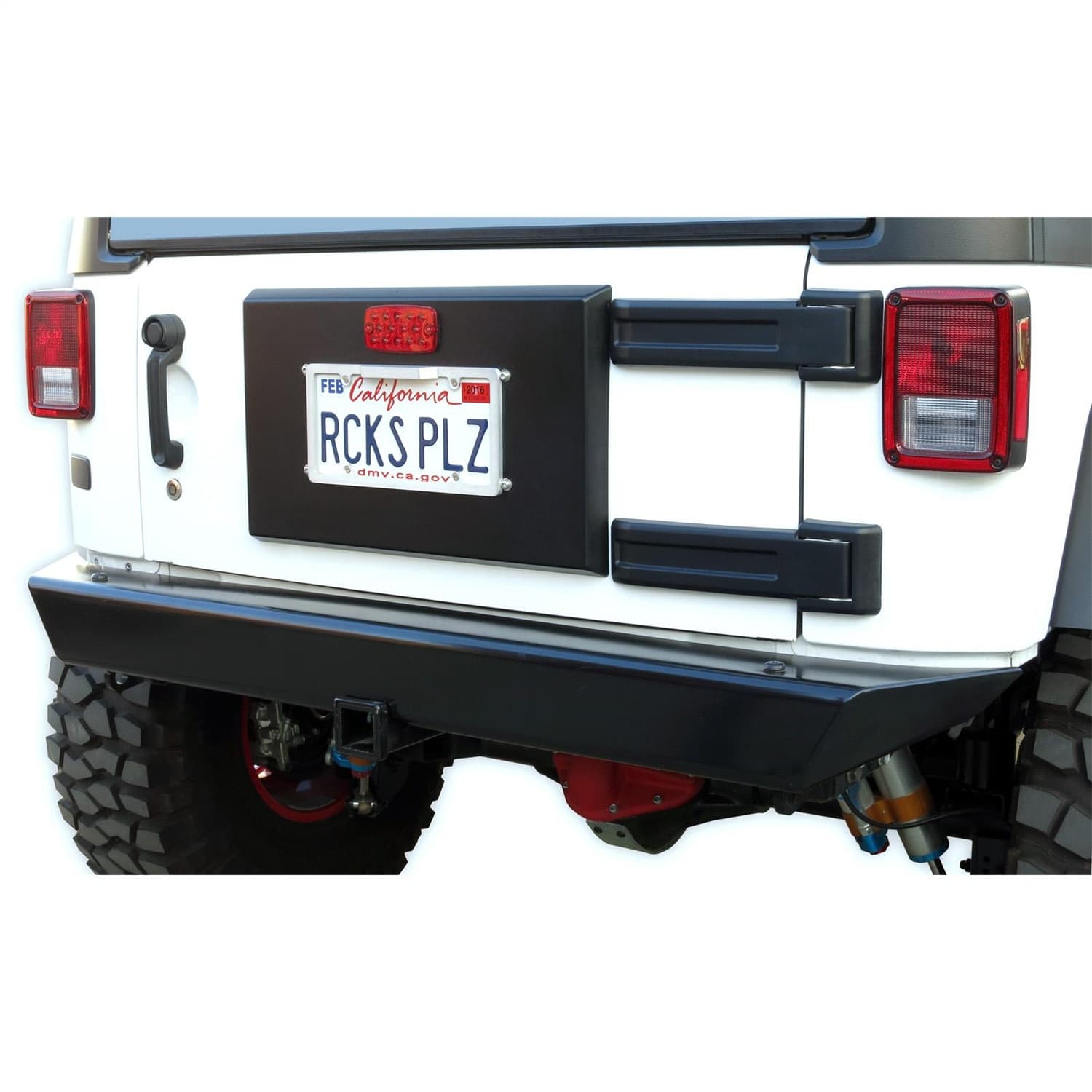 JK Spare Tire Mount Delete And Vent Cover Includes All Mounting Hardware RockJock 4x4 product image