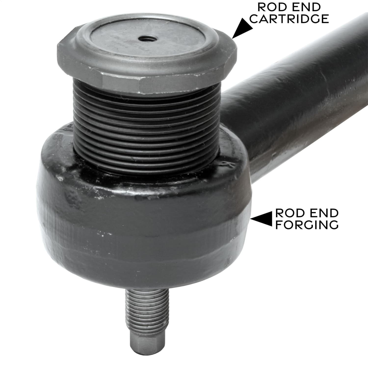 Currectlync Modular Extreme Duty Tie Rod 07-18 Wrangler JK Bolt-On 1 5/8 Inch Diameter RockJock 4x4 product image