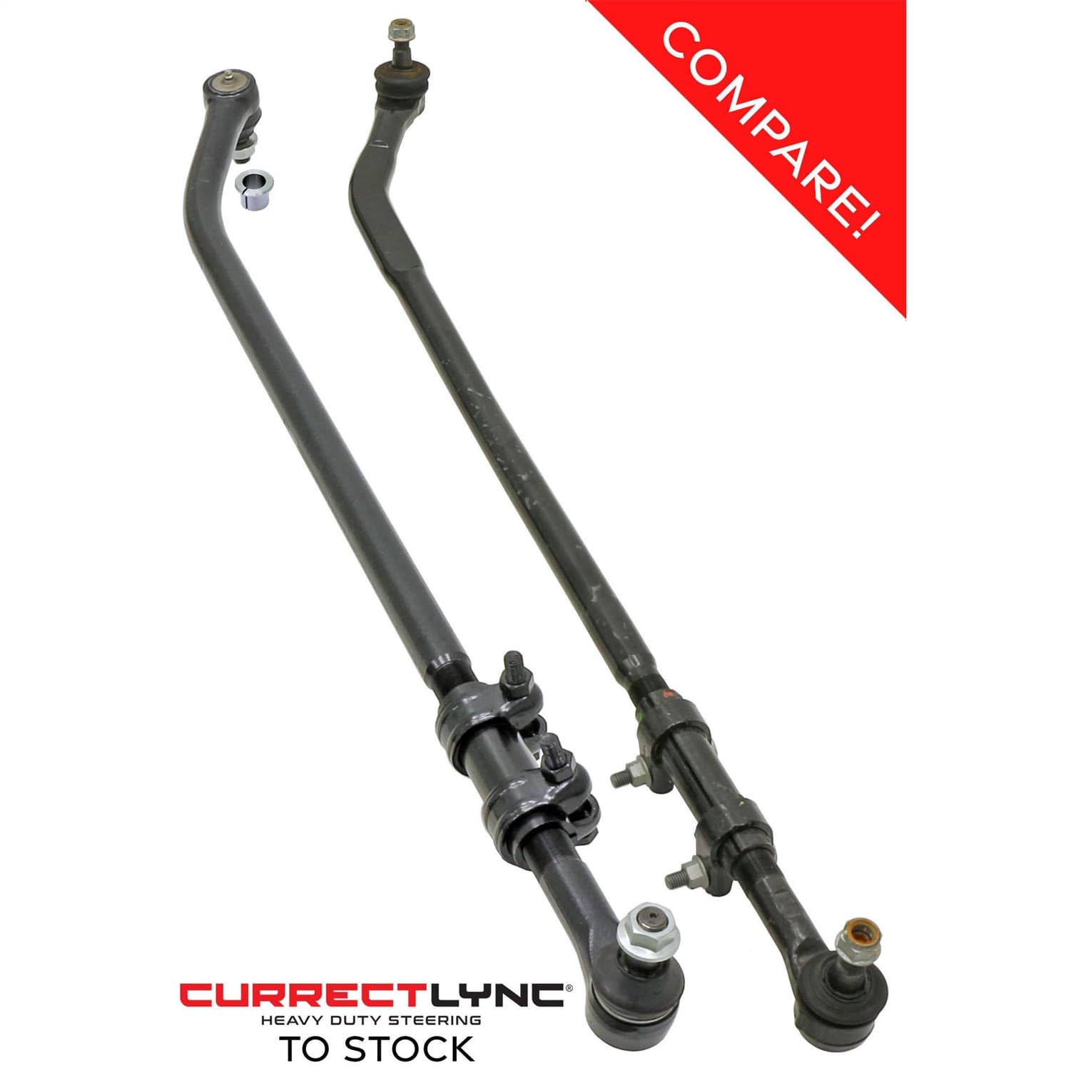 Currectlync Drag Link 07-18 Wrangler JK Flipped 1 1/2 Inch Diameter Forged Construction RockJock 4x4 product image