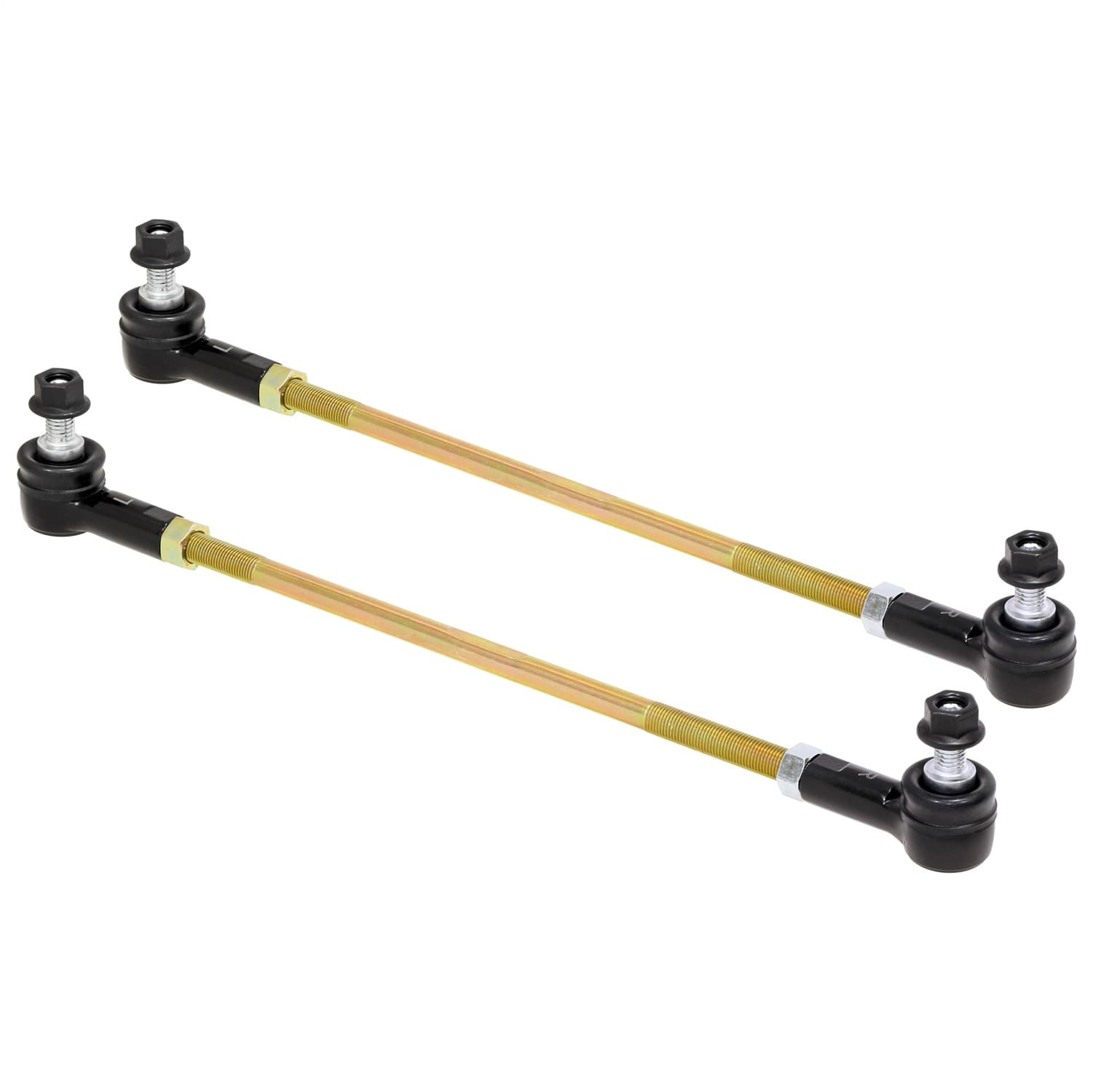 Adjustable Sway Bar End Link Kit (14 Inch Long Rods w/ Sealed Rod Ends and Jam Nuts pair) RockJock 4X4 product image