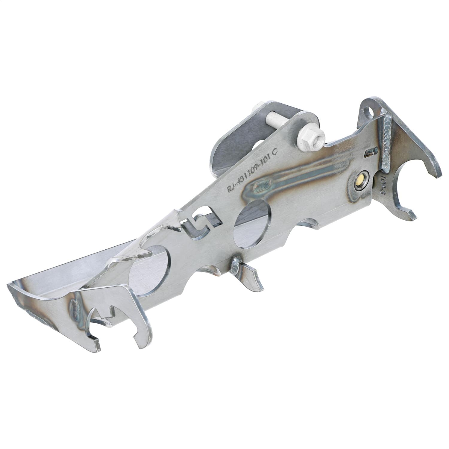 Currectlync Wrangler JK High Steer Front Trac Bar Relocation And Ram Assist Steering Mount Axle Bracket RockJock 4x4 product image