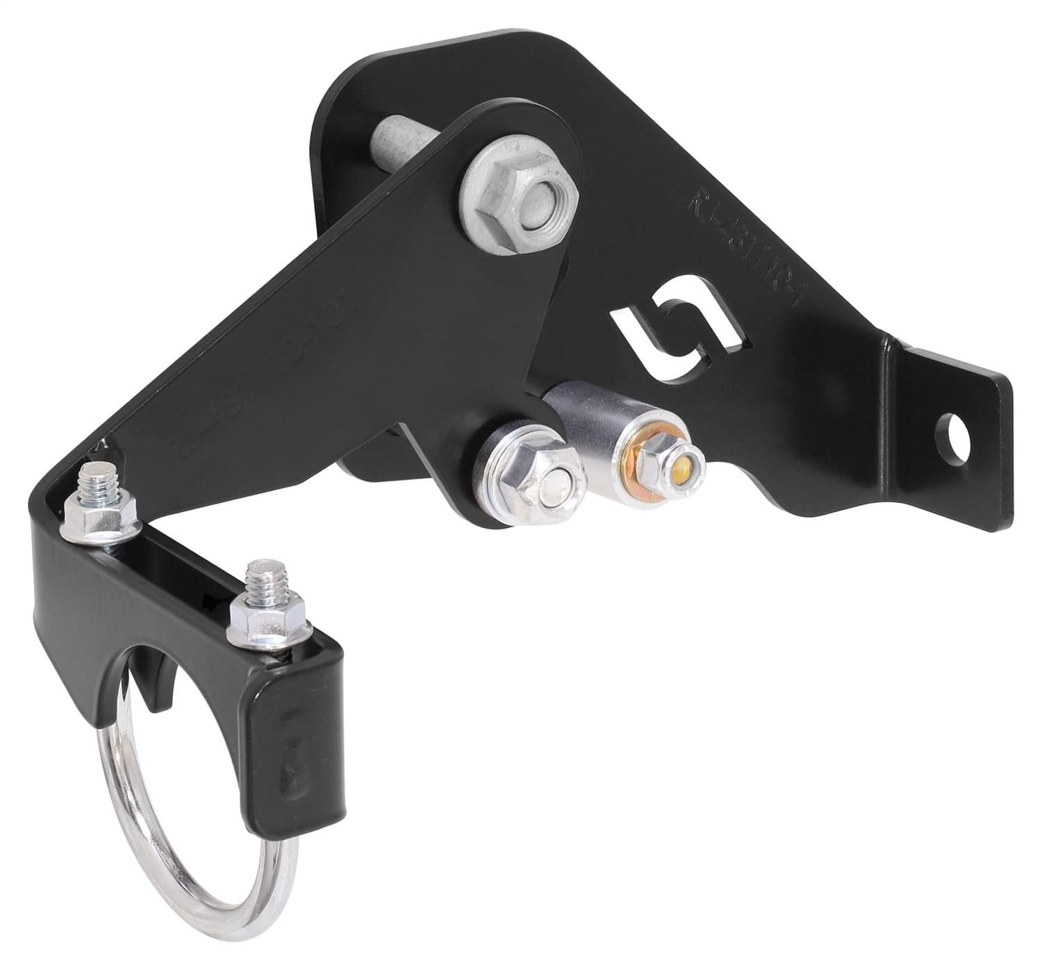Currectlync Wrangler JK High Steer Front Trac Bar Relocation And Steering Stabilizer Shock Mount Axle Bracket RockJock 4x4 product image