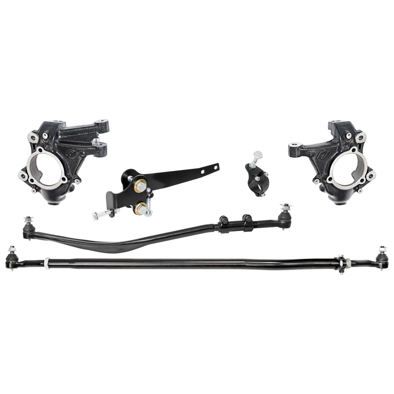 Currectlync JL/JT High Steer Kit for Stabilizer Shock Incl Knuckles Drag Link Tie Rod Trac Bar Reloc/Shock Mount Axle Shock Tie Rod Clamp product image