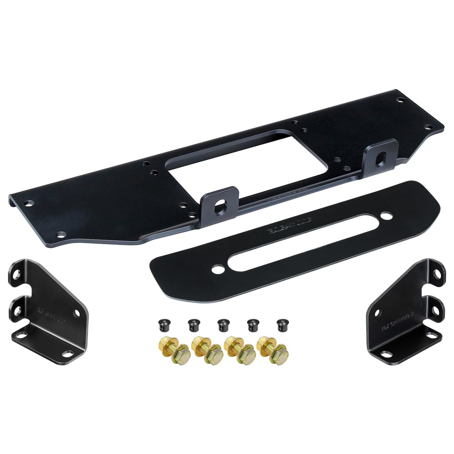 JL/JT Winch Plate Kit for Factory Steel Bumper (for use with or without CE-9033JLS RockJock Towing Kit) RockJock 4X4 product image