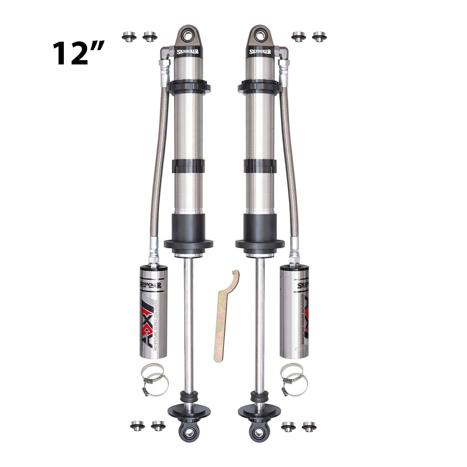 Skyjacker ADX 2.5 ADVENTURE SERIES 12 IN STROKE UNIVERSAL COILOVERS WITH REMOTE RESERVOIR
