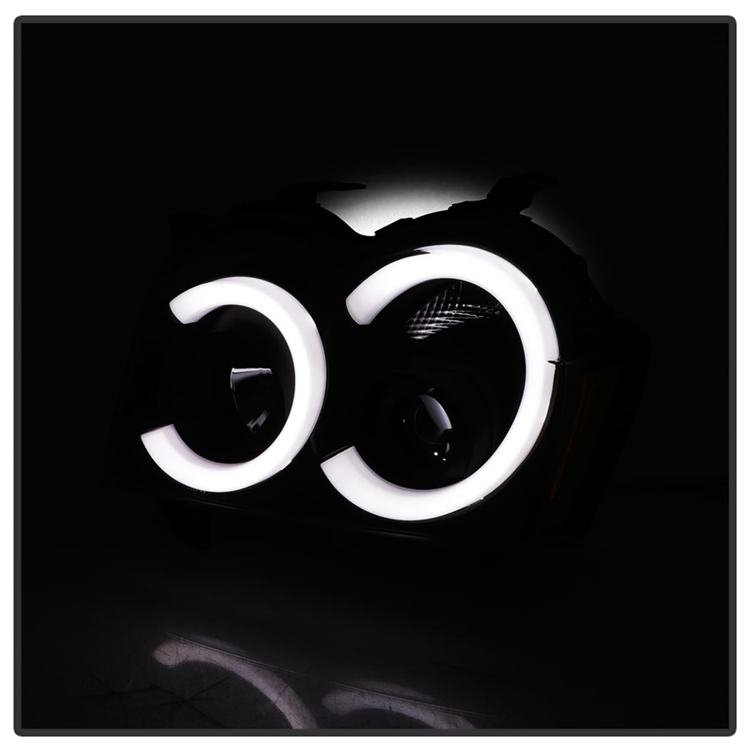 Spyder Signature Jeep Grand Cherokee 05-07 Light Bar Projector Headlights - Low Beam-HB4Not Included High Beam-H1Not Included Signal-3157NANot Included - Black product image