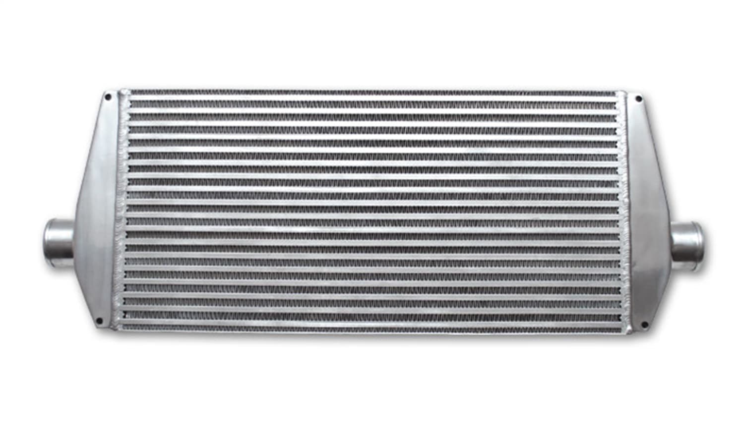 Intercooler; 33 in. Overall Length; 25 in. Core Width; 12 in. Height; 3 in. Inlet/Outlet OD; 1.75 in. Inlet/Outlet Neck Length; 3.25 in. Core Thickness; 6061 Aluminum; product image
