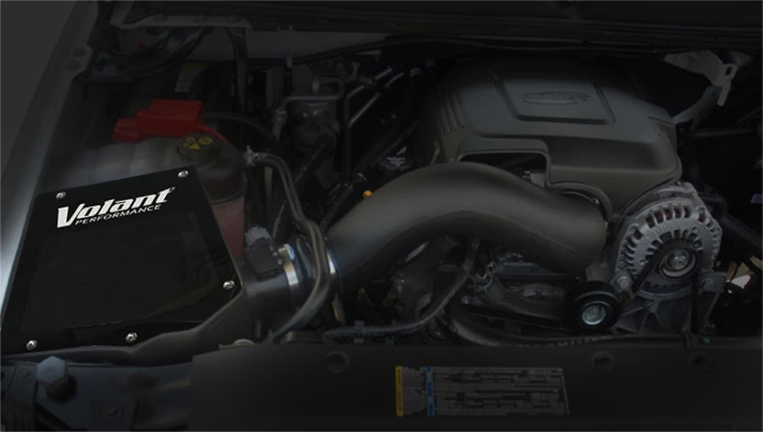 Cold Air Intake Kit; Incl. Closed Filter Box/Air Duct/DryTech 3D Synthetic Filter/Connectors/Clamps; product image