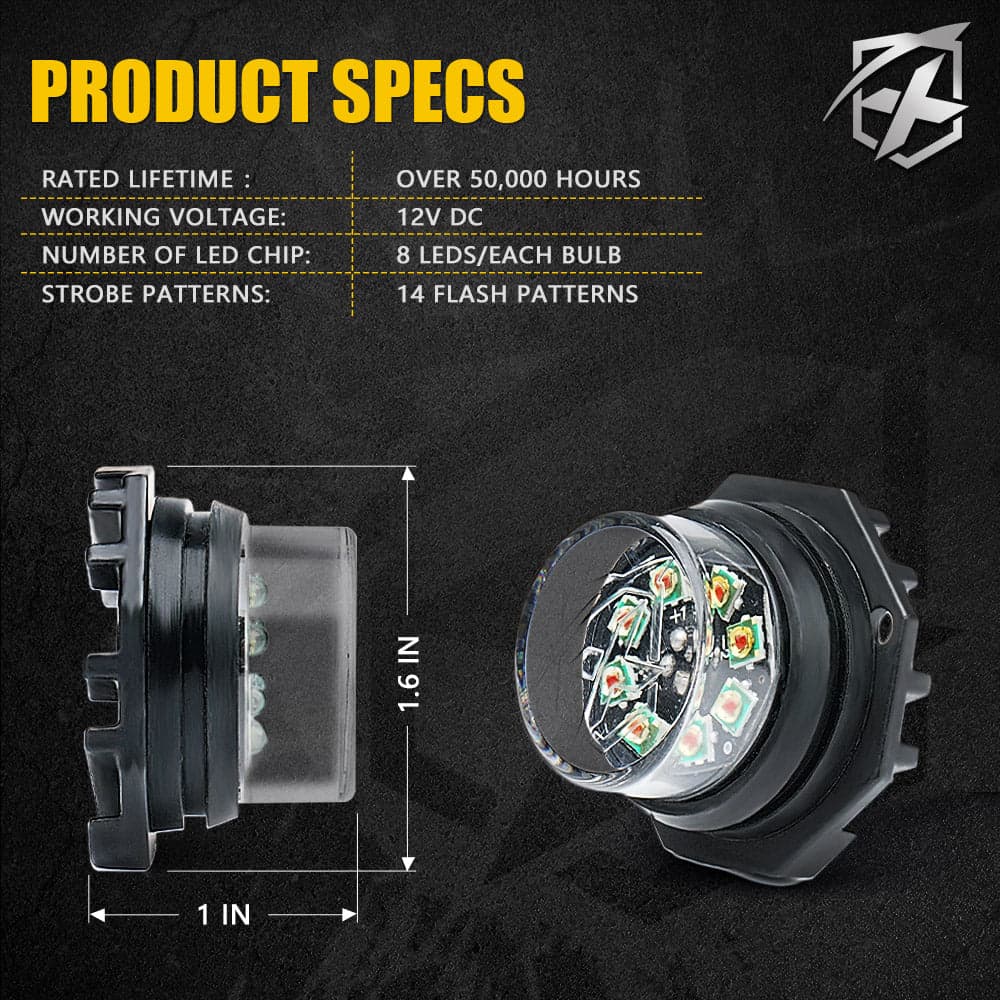 LED Hide-A-Way Emergency Strobe Light | Conceal Series product image