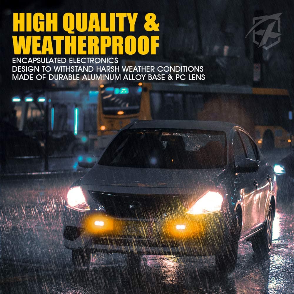 Grille and Surface Mount Light - Set of 8 | Tactical 12 Series