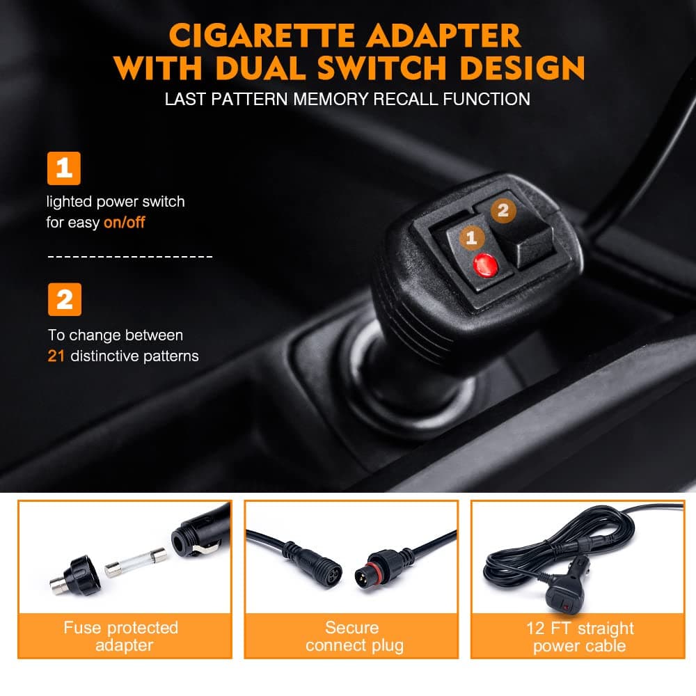 26" LED Traffic Advisor Strobe Light Bar | Controller 6 Series product image