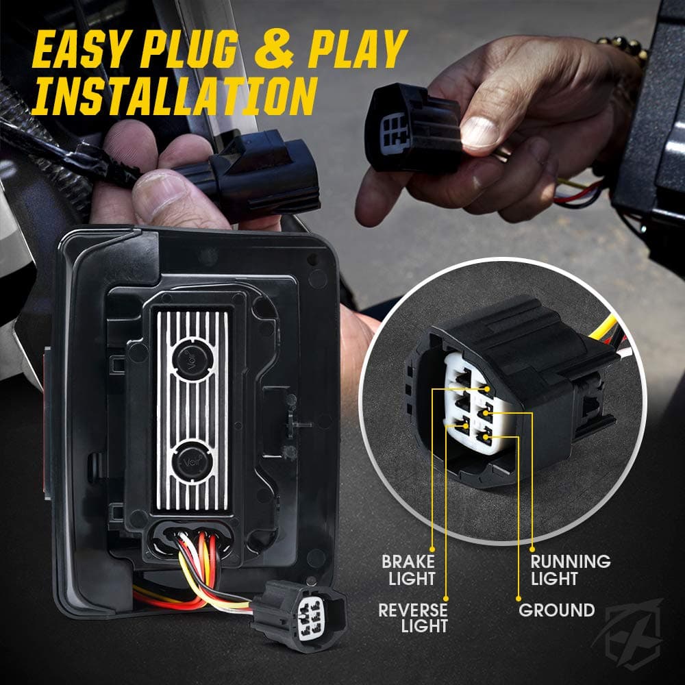 Jeep Wrangler JK LED Tail Lights | Inspire Series product image