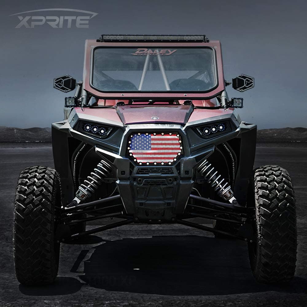 Polaris RZR Black Steel Mesh Grille for 2014-2018 Polaris RZR S 900 & XP 1000 product image