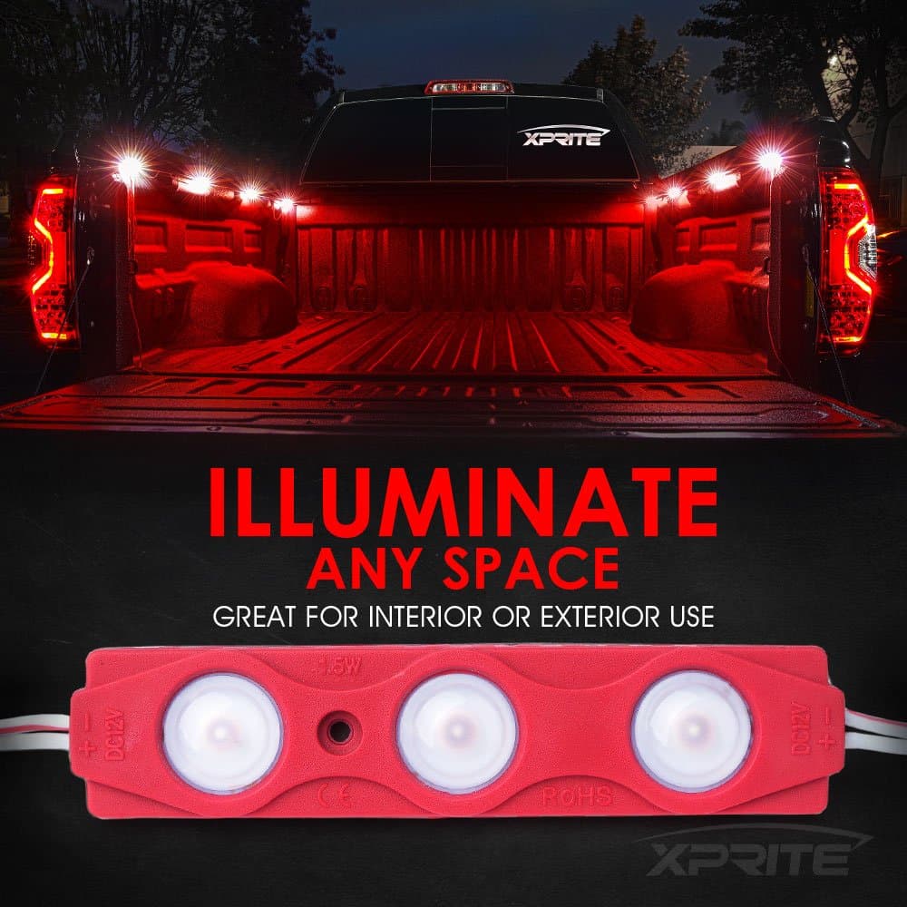 Xprite 8 LED Rock Light Pods Truck Bed Lighting Kit with Switch product image