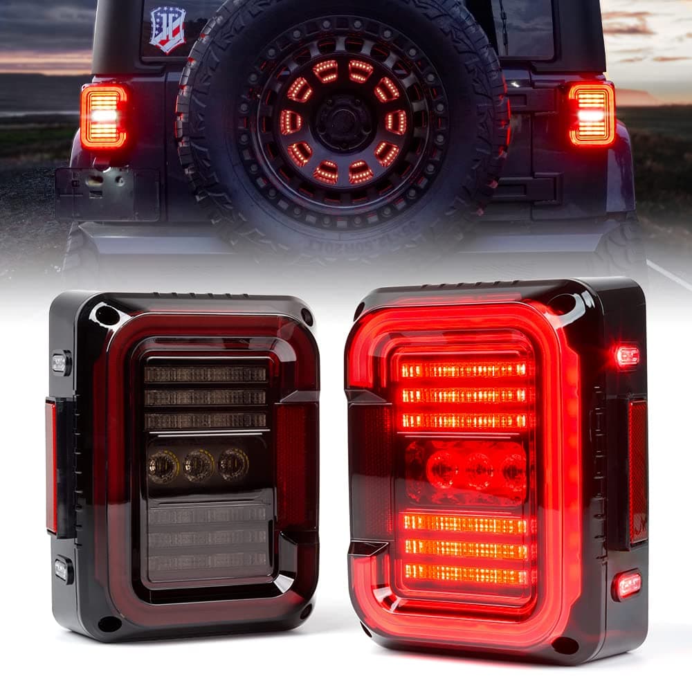 Xprite Jeep Wrangler JK LED Tail Lights | Inspire Series