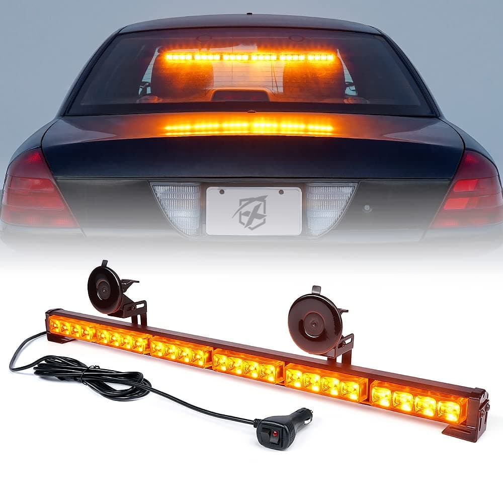 Xprite 26" LED Traffic Advisor Strobe Light Bar | Controller 6 Series