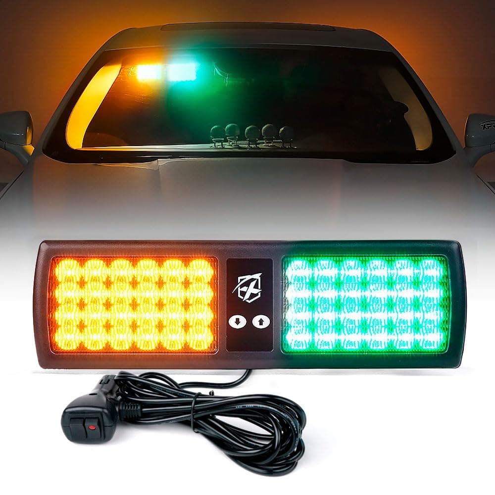 Windshield Visor 48 LED Strobe Lights | Decoy Series product image