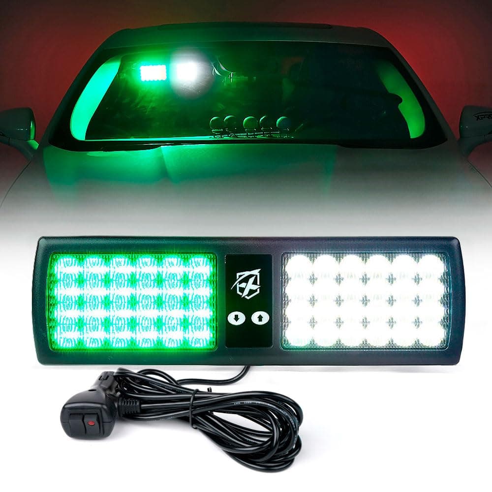 Windshield Visor 48 LED Strobe Lights | Decoy Series product image