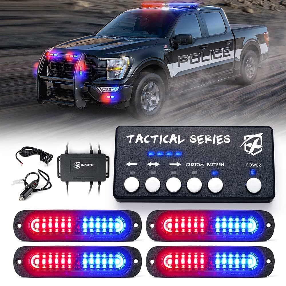 Grille and Surface Mount Light - Set of 4 | Tactical 12 Series product image
