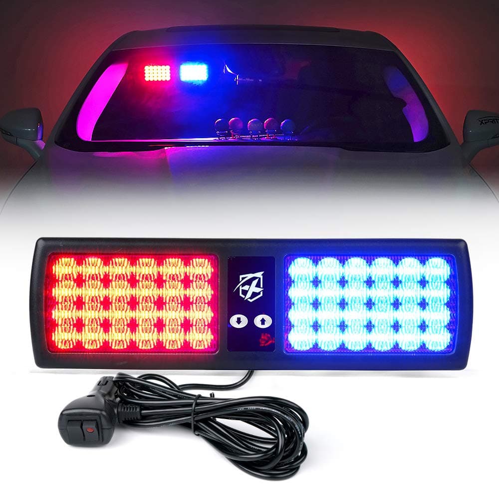 Windshield Visor 48 LED Strobe Lights | Decoy Series product image