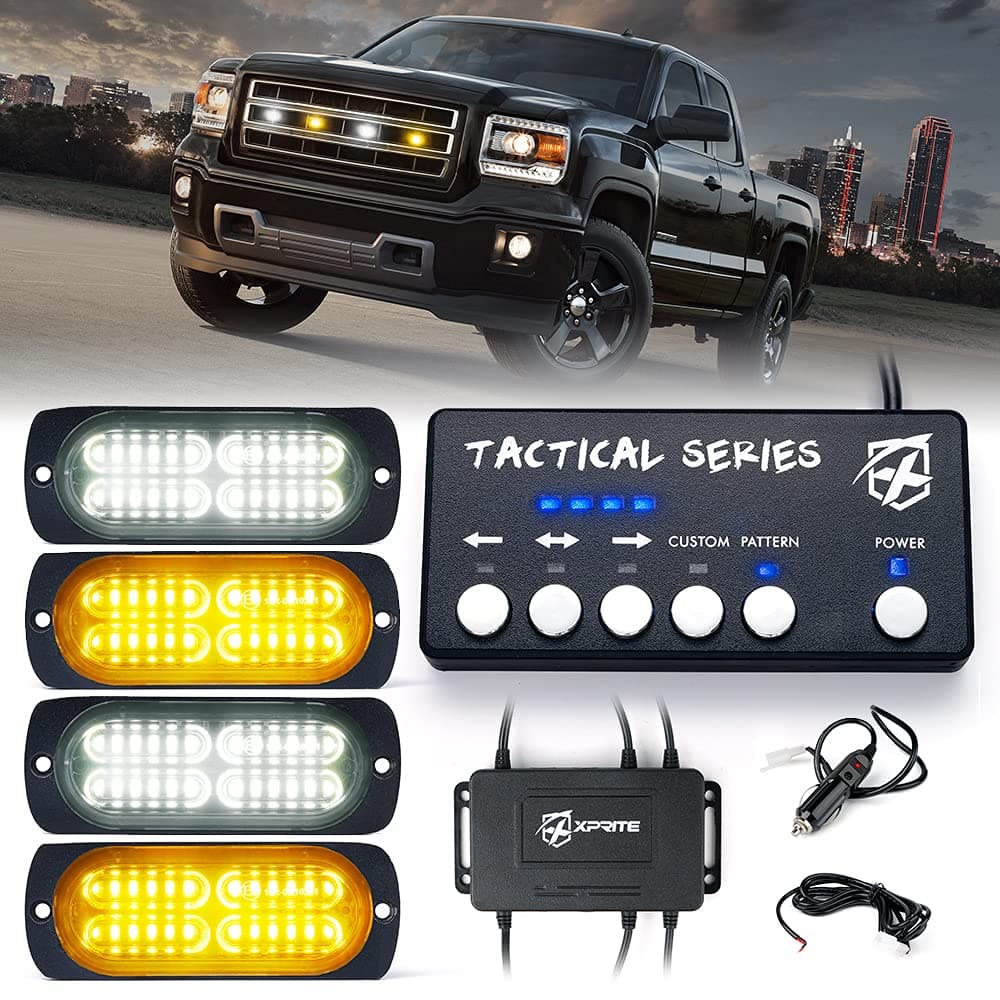 Grille and Surface Mount Light - Set of 4 | Tactical 24 Series product image