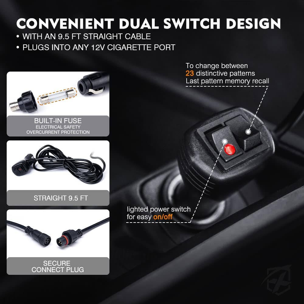 Dual LED Dash Light Bars | Unmarked Series product image