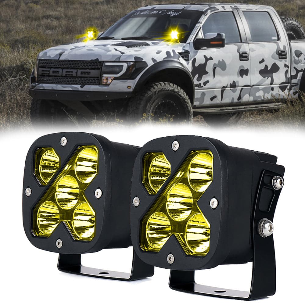 Xprite 4" LED Light Pods | X-Beam Series