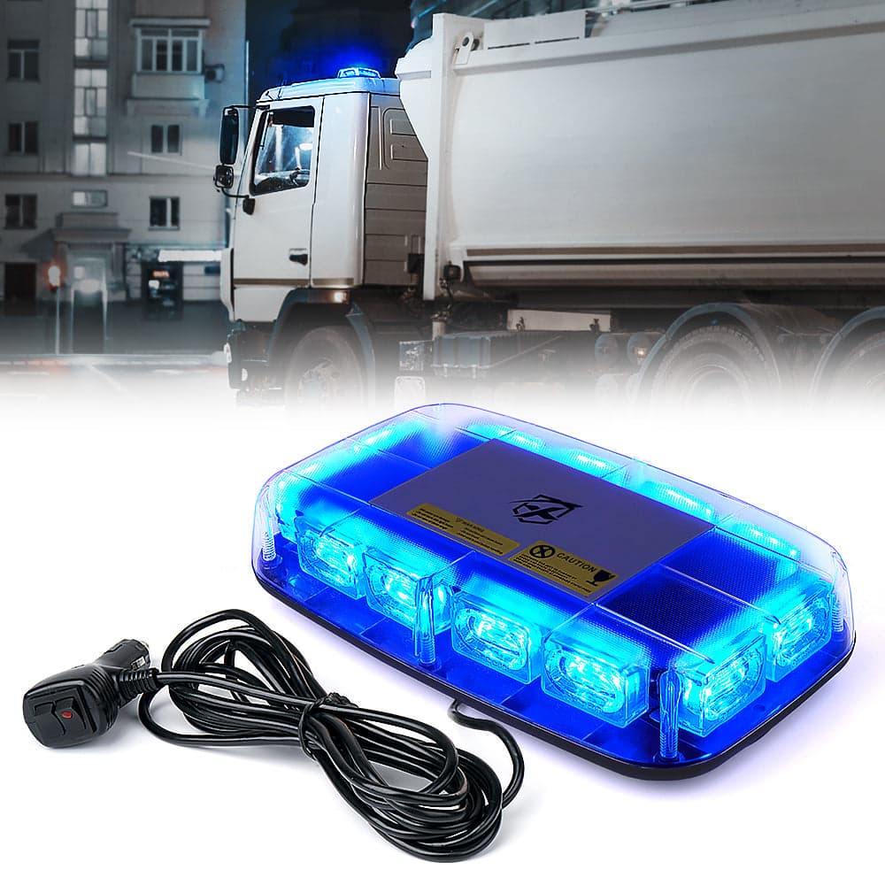 Mini LED Rooftop Strobe Light Bar with Magnetic Base | Blaze Series product image