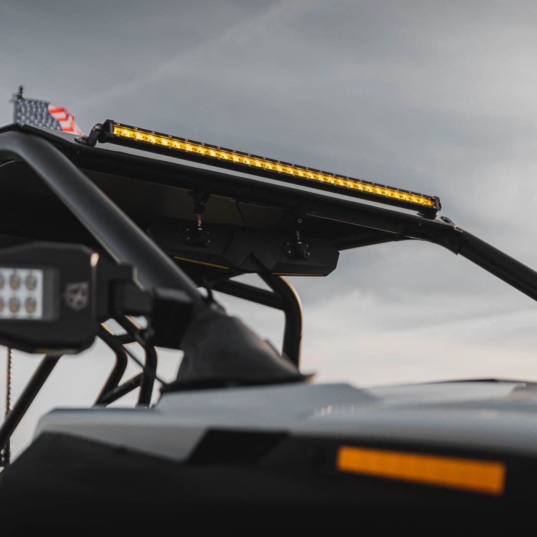 Yellow Flood Beam LED Light Bar | Ultra Thin Astro Series product image