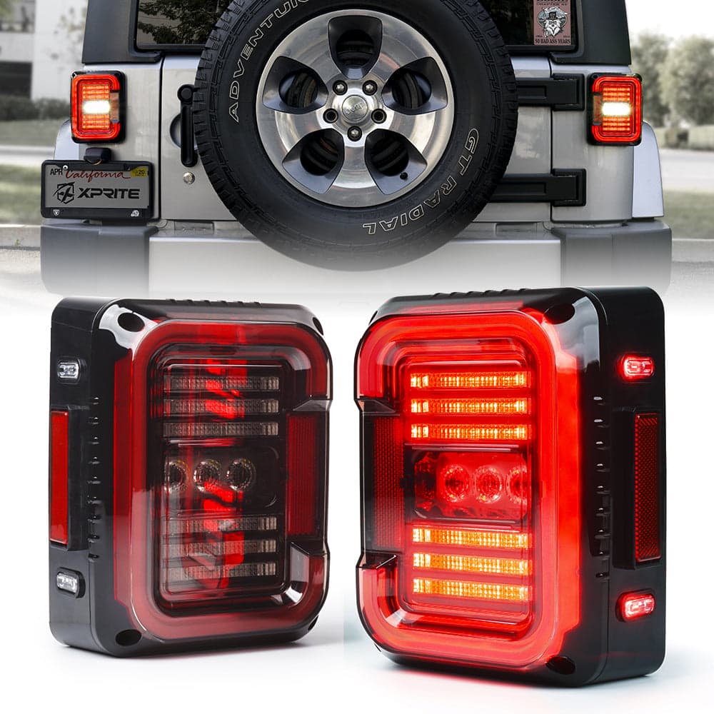 Jeep Wrangler JK LED Tail Lights | Inspire Series product image