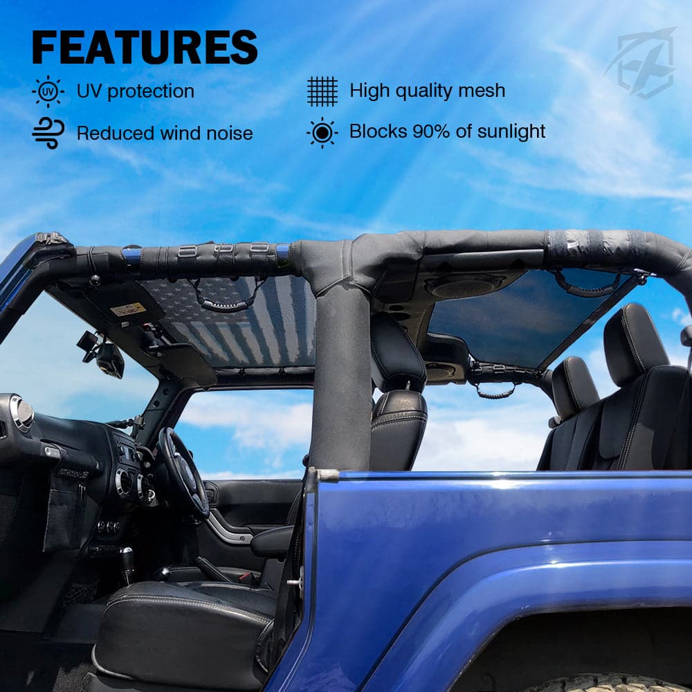 Jeep Wrangler Sun Shade Top for JK 4D product image