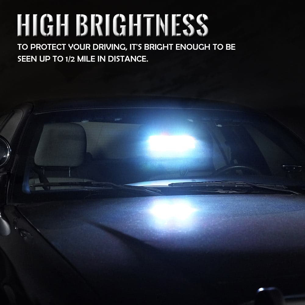 Windshield LED Strobe Lights with Suction Cups | Undercover Series product image