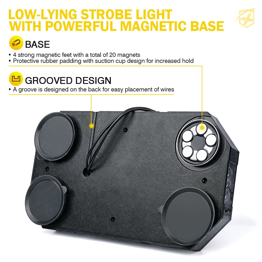 Mini Emergency Rooftop Light Bar with Magnetic Base | Ranger G1 Series product image