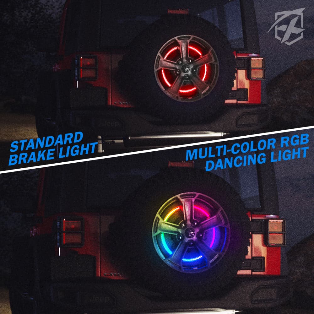 Jeep Wrangler JK RGB LED Spare Tire Brake Light product image