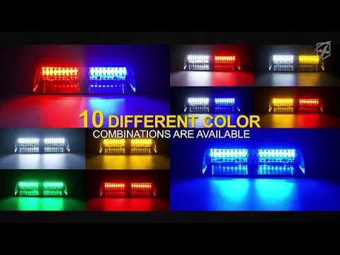 Windshield LED Strobe Lights with Suction Cups | Undercover Series product image